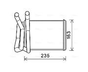 DN6426 Výměník tepla, vnitřní vytápění AVA QUALITY COOLING