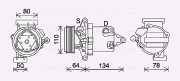 DNAK437 Kompresor, klimatizace AVA QUALITY COOLING