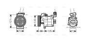 DNK306 Kompresor, klimatizace AVA QUALITY COOLING