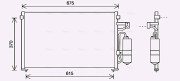 DW5063D Kondenzátor, klimatizace AVA QUALITY COOLING