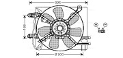 DW7517 Větrák, chlazení motoru AVA QUALITY COOLING