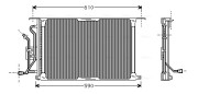 FD5258 Kondenzátor, klimatizace AVA QUALITY COOLING