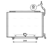 FD5610 Kondenzátor, klimatizace AVA QUALITY COOLING