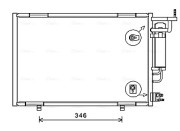 FD5615D Kondenzátor, klimatizace AVA QUALITY COOLING