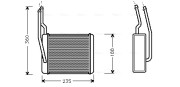 FD6272 Výměník tepla, vnitřní vytápění AVA QUALITY COOLING