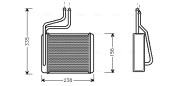 FD6286 Výměník tepla, vnitřní vytápění AVA QUALITY COOLING