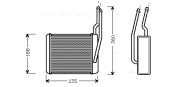 FD6356 Výměník tepla, vnitřní vytápění AVA QUALITY COOLING