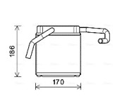 FD6607 Výměník tepla, vnitřní vytápění AVA QUALITY COOLING