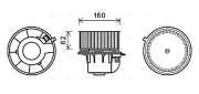 FD8499 vnitřní ventilátor AVA QUALITY COOLING