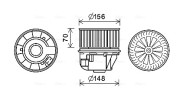 FD8618 vnitřní ventilátor AVA QUALITY COOLING