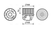 FD8630 vnitřní ventilátor AVA QUALITY COOLING