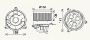 FD8638 vnitřní ventilátor AVA QUALITY COOLING