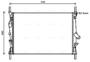 FDA2589 Chladič, chlazení motoru AVA QUALITY COOLING