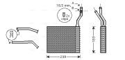 FDA6364 Výměník tepla, vnitřní vytápění AVA QUALITY COOLING