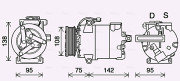 FDAK635 Kompresor, klimatizace AVA QUALITY COOLING