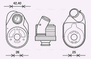 FT3610 Olejový chladič, motorový olej AVA QUALITY COOLING