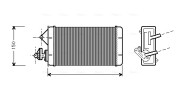 FT6087 Výměník tepla, vnitřní vytápění AVA QUALITY COOLING