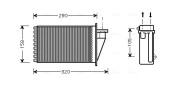 FT6266 Výměník tepla, vnitřní vytápění AVA QUALITY COOLING