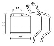 FT6313 Výměník tepla, vnitřní vytápění AVA QUALITY COOLING