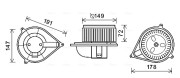 FT8426 Elektromotor, vnitřní ventilátor AVA QUALITY COOLING