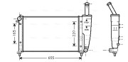 FTA2218 Chladič, chlazení motoru AVA QUALITY COOLING