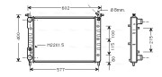 FTA2232 Chladič, chlazení motoru AVA QUALITY COOLING