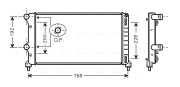 FTA2250 Chladič, chlazení motoru AVA QUALITY COOLING