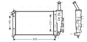 FTA2275 Chladič, chlazení motoru AVA QUALITY COOLING