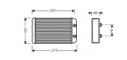 FTA6254 Výměník tepla, vnitřní vytápění AVA QUALITY COOLING