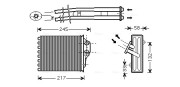 FTA6350 Výměník tepla, vnitřní vytápění AVA QUALITY COOLING