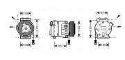 FTAK050 Kompresor, klimatizace AVA QUALITY COOLING