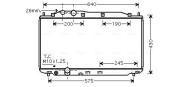 HD2187 Chladič, chlazení motoru AVA QUALITY COOLING