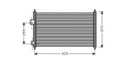 HD5202 Kondenzátor, klimatizace AVA QUALITY COOLING