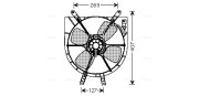 HD7505 Větrák, chlazení motoru AVA QUALITY COOLING