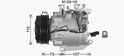 HDAK332 Kompresor, klimatizace AVA QUALITY COOLING