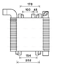 HY4359 Chladič turba AVA QUALITY COOLING