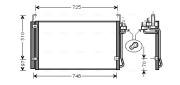 HY5072D Kondenzátor, klimatizace AVA QUALITY COOLING