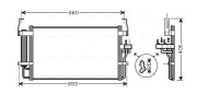 HY5092D Kondenzátor, klimatizace AVA QUALITY COOLING