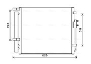 HY5343D Kondenzátor, klimatizace AVA QUALITY COOLING