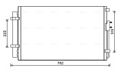 HY5344D Kondenzátor, klimatizace AVA QUALITY COOLING