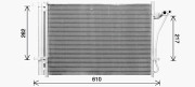 HY5470D Kondenzátor, klimatizace AVA QUALITY COOLING