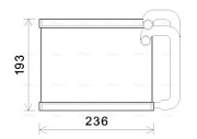 HY6391 Výměník tepla, vnitřní vytápění AVA QUALITY COOLING