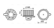 HY8350 vnitřní ventilátor AVA QUALITY COOLING