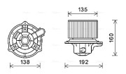 HY8553 vnitřní ventilátor AVA QUALITY COOLING