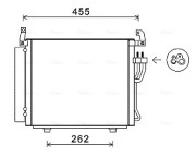 HYA5241D Kondenzátor, klimatizace AVA QUALITY COOLING