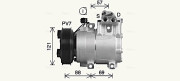 HYK593 Kompresor, klimatizace AVA QUALITY COOLING