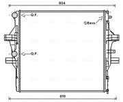 IV2125 Chladič, chlazení motoru AVA QUALITY COOLING