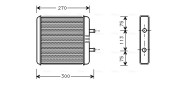 IV6048 Výměník tepla, vnitřní vytápění AVA QUALITY COOLING