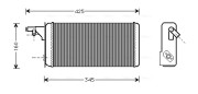 IVA6019 Výměník tepla, vnitřní vytápění AVA QUALITY COOLING