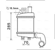 KA4154 Chladič turba AVA QUALITY COOLING